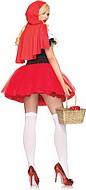 Sexy Red Riding Hood, costume dress, lacing, cold shoulder